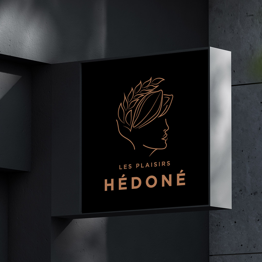 Les Plaisirs Hédoné - Logo branding