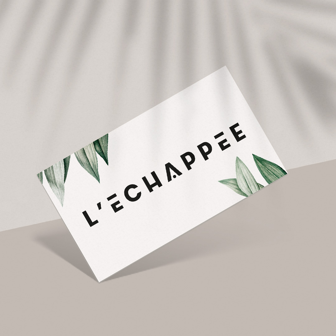 Business card Design for L'Echappee