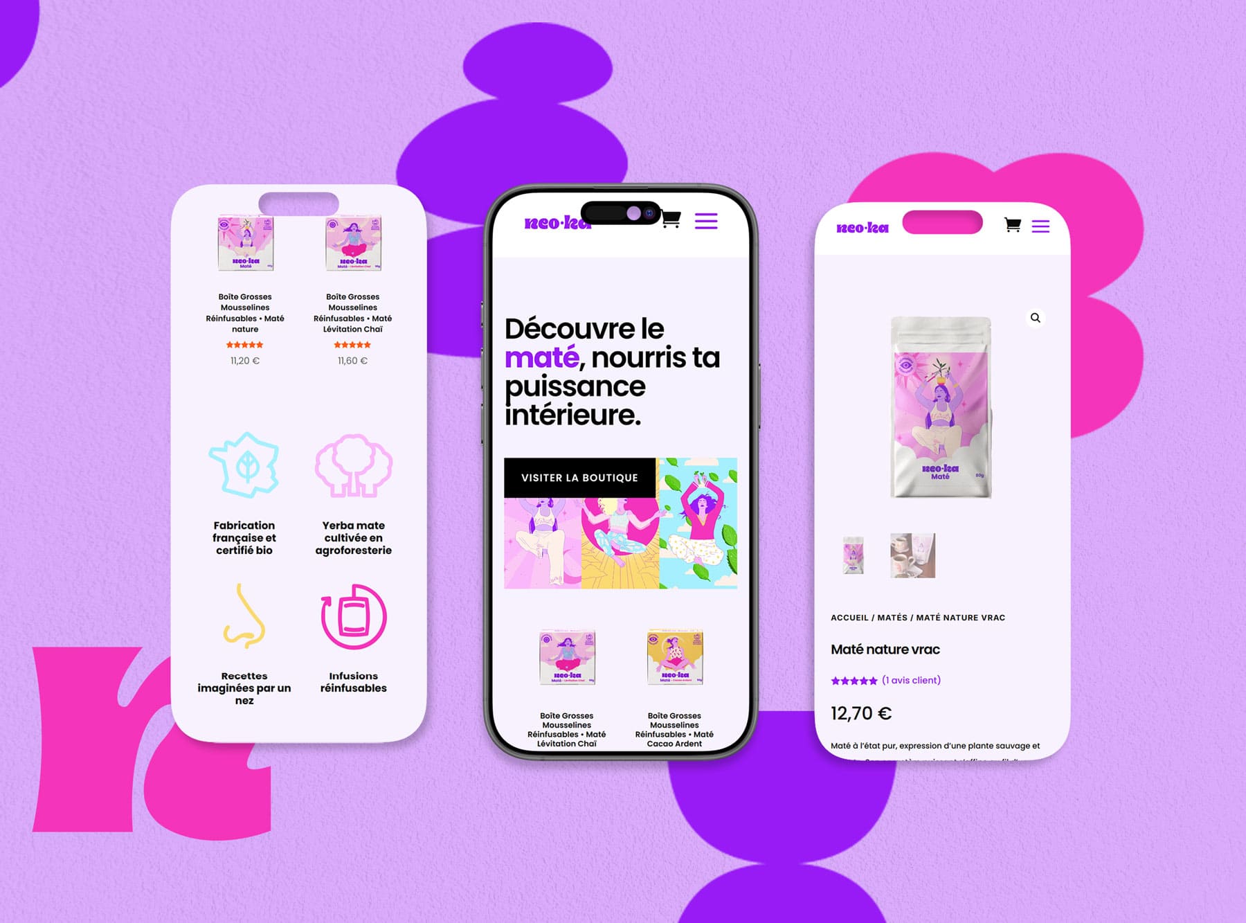 Neo·ka – Marque d’Infusion/Maté
